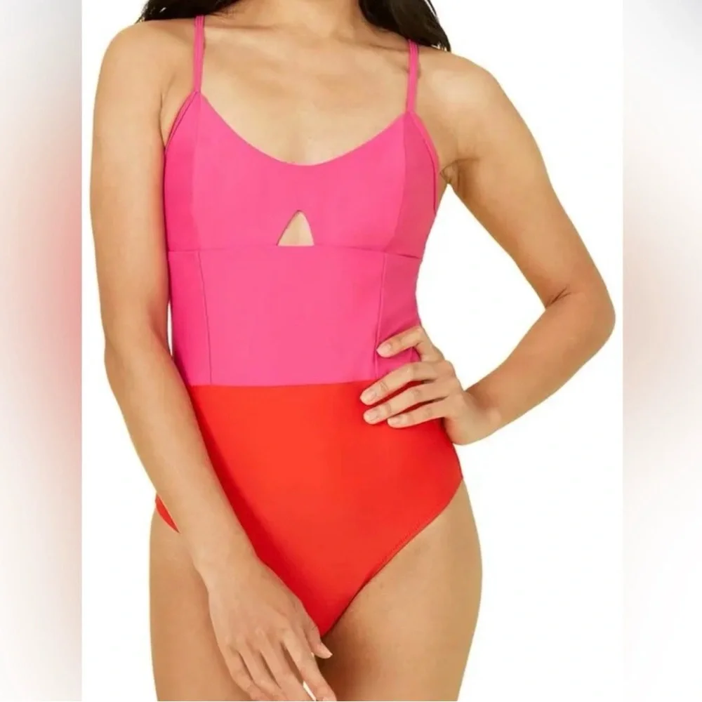 Summersalt The Swan Dive One-Piece Pink Women’s Size‎ 14 Plus Women’s